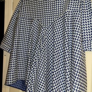 Blue/ white New suit never worn